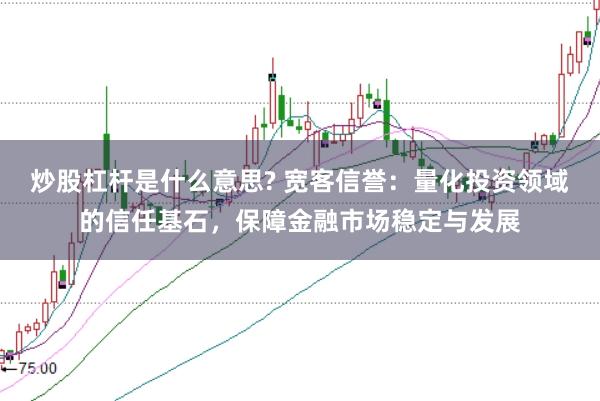 炒股杠杆是什么意思? 宽客信誉：量化投资领域的信任基石，保障金融市场稳定与发展